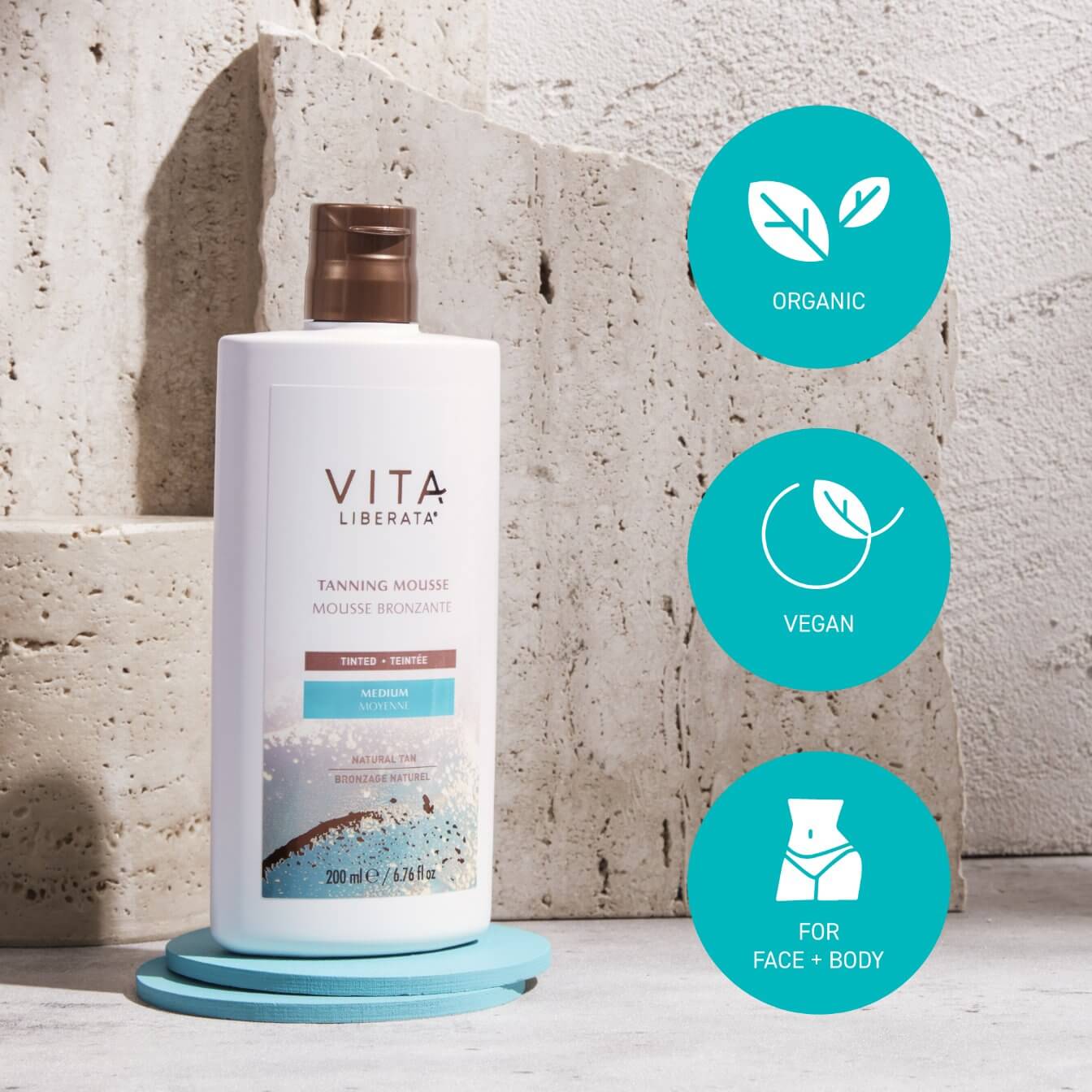 TINTED TANNING MOUSSE MEDIUM - Image 4